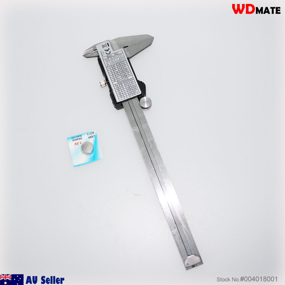 150mm Electronic Digital Caliper 6″ Micrometer Lcd Gauge Ss Case Tool