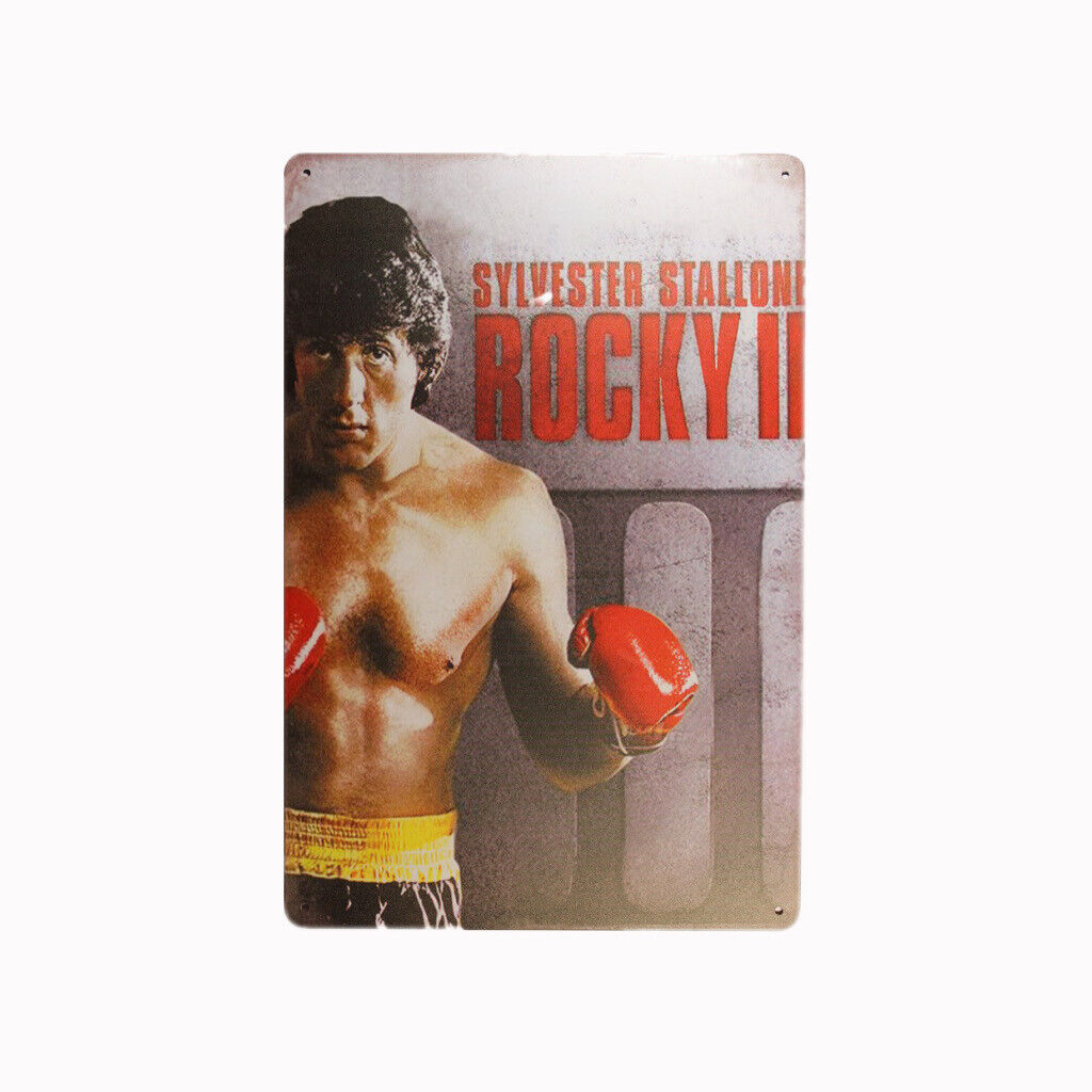 Tin Sign Rocky Ii Sprint Drink Bar Whisky Rustic Look