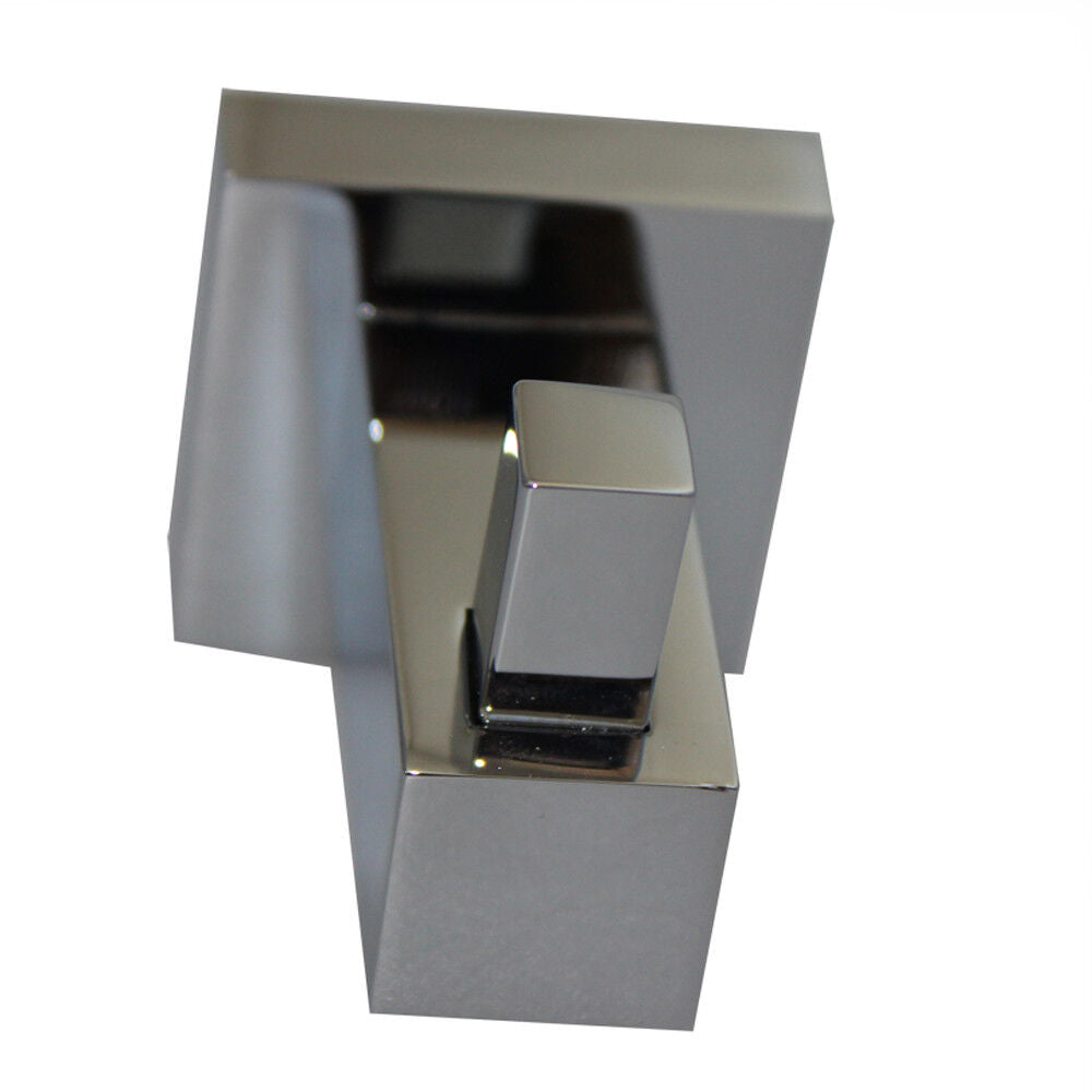 Robe Towel Hook Single 50mm 20mm Square Solid 40mm Wall Bathroom Chrome 17001024