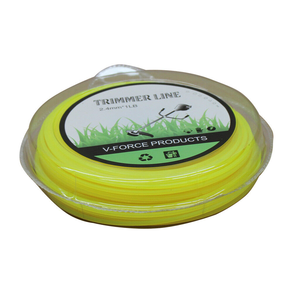 2.4mm 1lb Trimmer Line 86-90m Edge Cord Brush Cuter Mow Whipper Snipper Nylon H