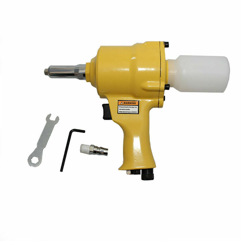 Impact Rivet Gun 3/32″-3/16″ Air Riveter 2.4/3.2/4.0/4.8mm Inlet 1/4″ Pneumatic