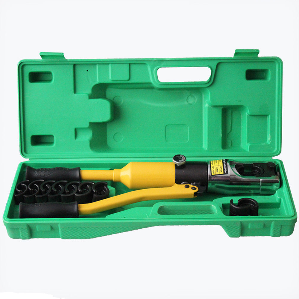 12 Ton 9 Die Super Quick Hydraulic Crimper Pipe Crimping Range 50-400mm Plumber