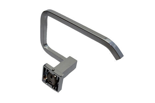 Shower Paper Towel Holder 170*100mm Square 10mm Chrome 50mm Wall Toilet 17001016