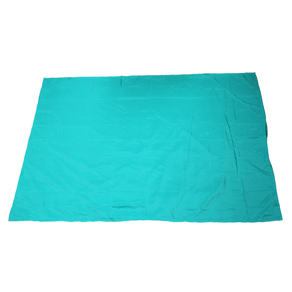 Beach Mat Picnic 1.5x2m Skyblue Grass Blanket Pocket Nosand Soft Light Fast-dry
