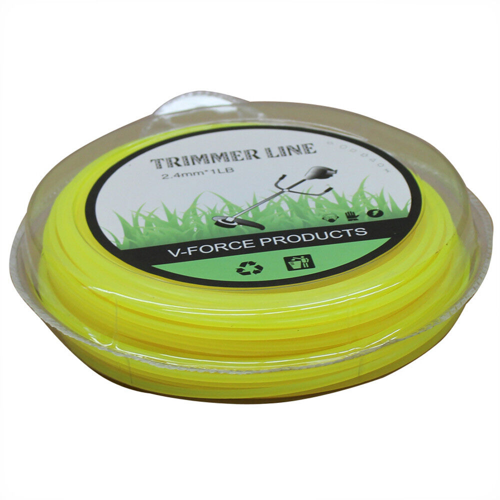 2.4mm 1lb Trimmer Line 86-90m Edge Cord Brush Cuter Mow Whipper Snipper Nylon H