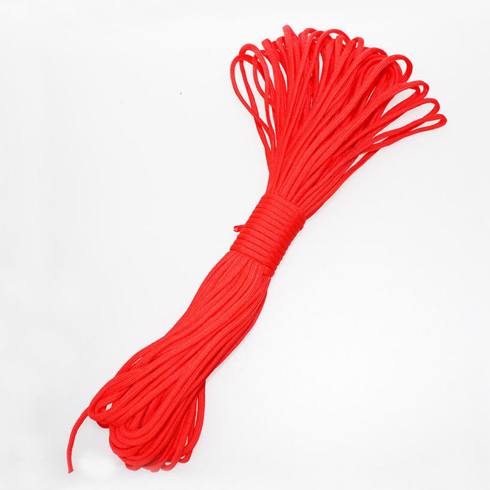 5x 31m Paracord Parachute Cord 7core Rope Camping Nylon Survivallanyard