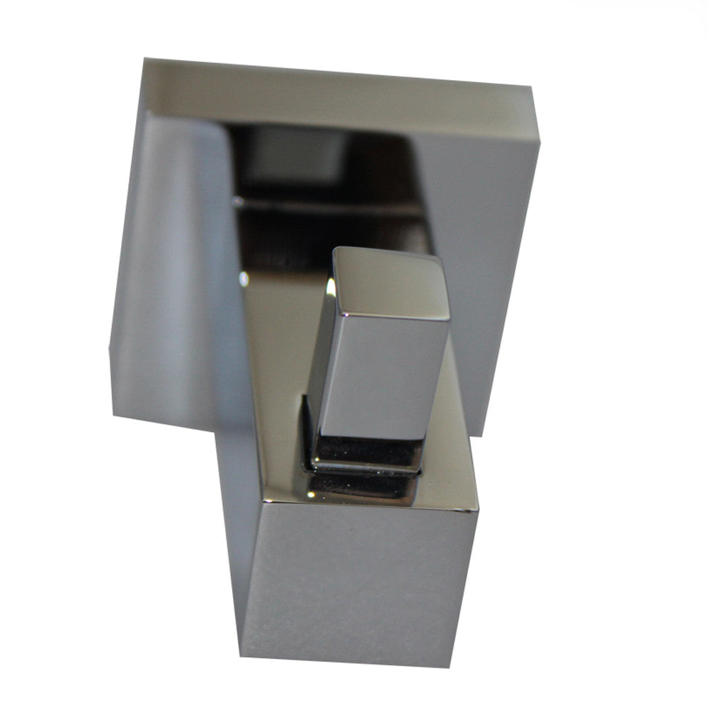 Robe Towel Hook Single 50mm 20mm Square Solid 40mm Wall Bathroom Chrome 17001024