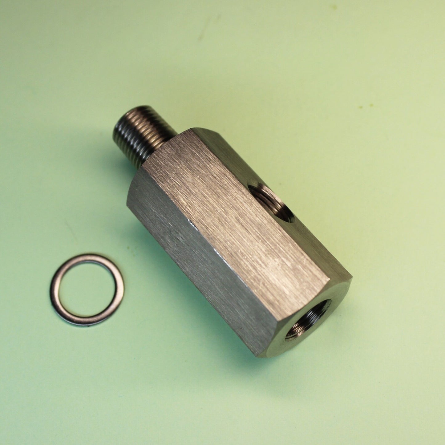 Oil Pressure Gauge Adapter 1/8″ Npt Female R1/8″ Male Thread Pro Lite Ss304