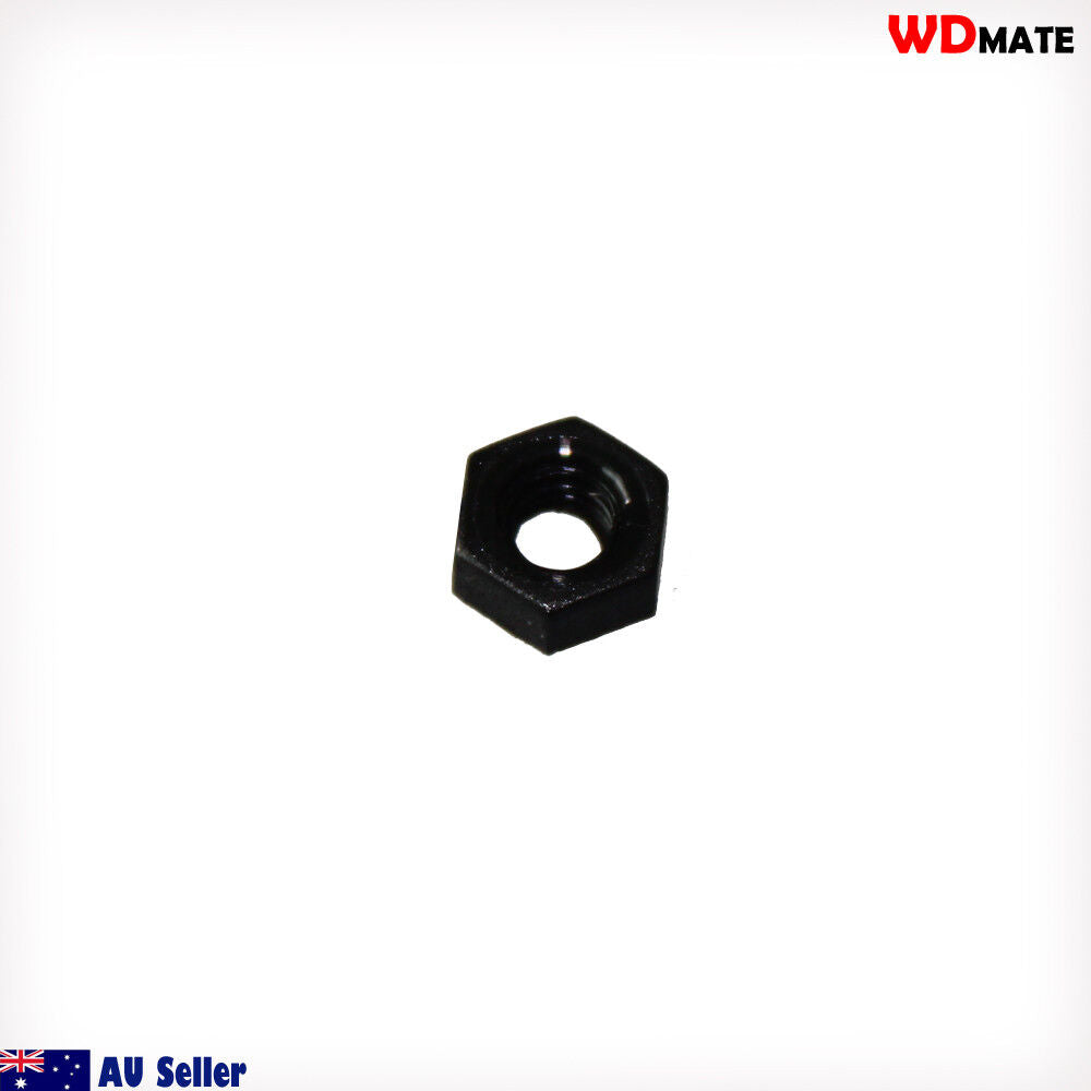 5x Nylon Nut M4x0.7mm Black Nuts Light Strong Electrical Insulating