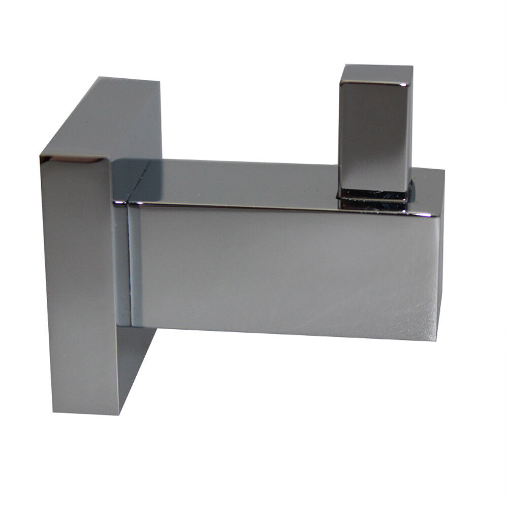 Robe Towel Hook Single 50mm 20mm Square Solid 40mm Wall Bathroom Chrome 17001024