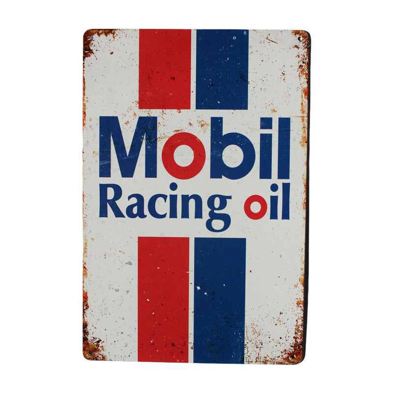 Warning Sign Tin Sign 200x300mm Metal Mobil Racing High Quality