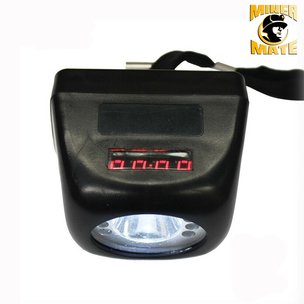 4500lm 1w Miner Lamp Digital Light Led Display Helmet Cap Lamp Cordless Long-lif