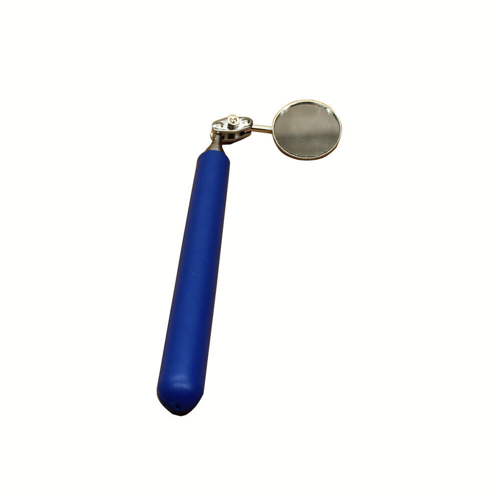 Telescopic Inspection Mirror 32mm Round Ss Handle Extendable 210-900mm Car Garage