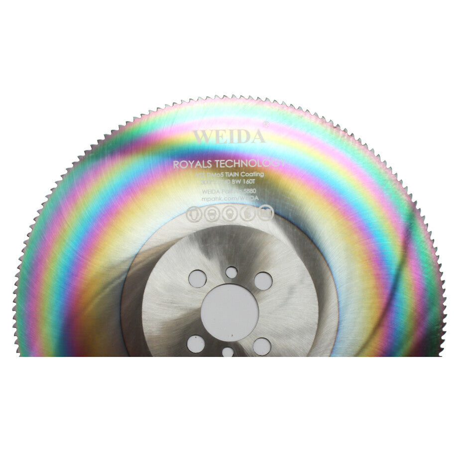 Hss Saw Blade 300mm 160t 2.5*40mm Circular Cutting 12″ Dm05 Tialn Bw Titanium