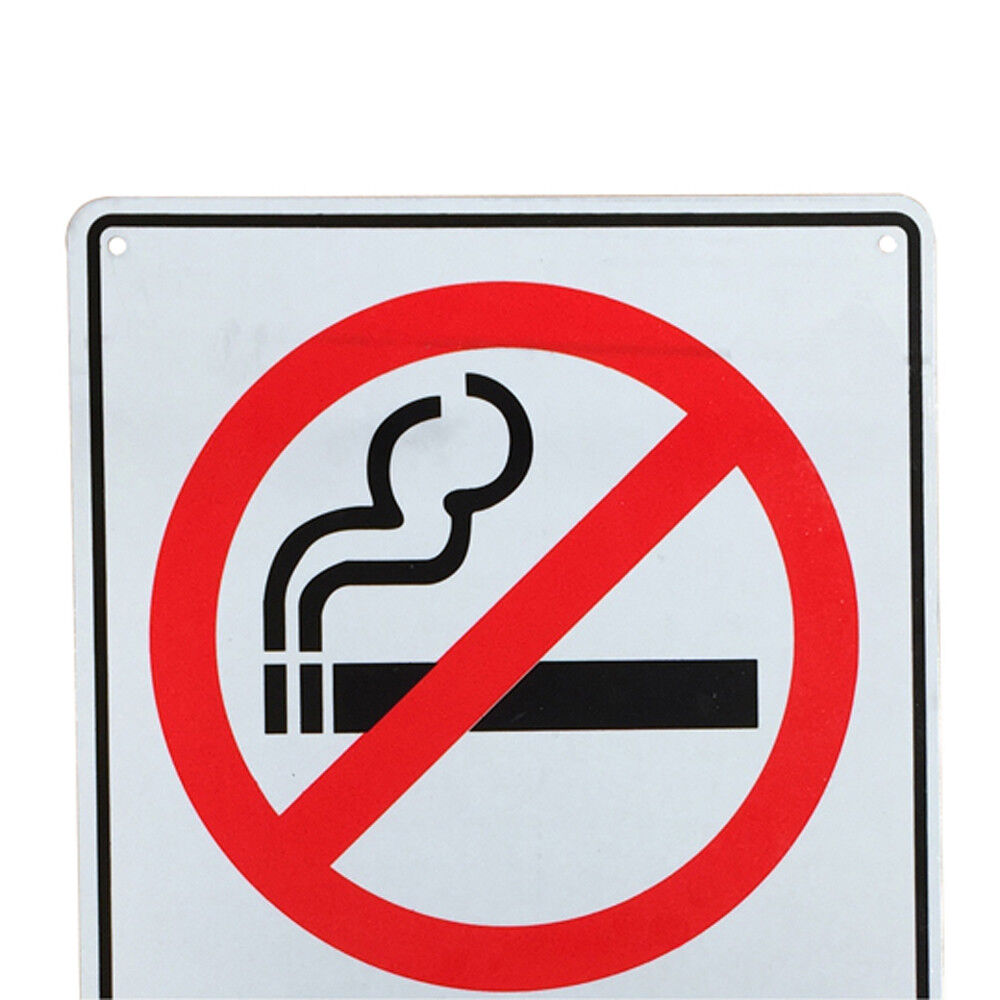 Warning Safety Sign No Smoking Beyond This Point Notice 200x300mm Metal Health