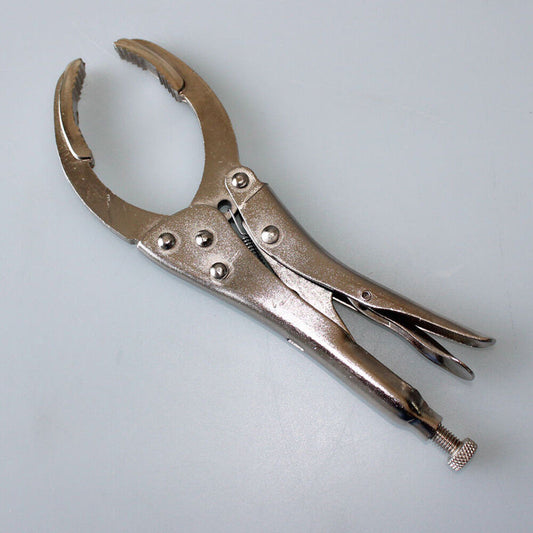 Oil Filter Wrench Remover Plier 40-100mm Grid 10″ Lock-up Forged Crv Car