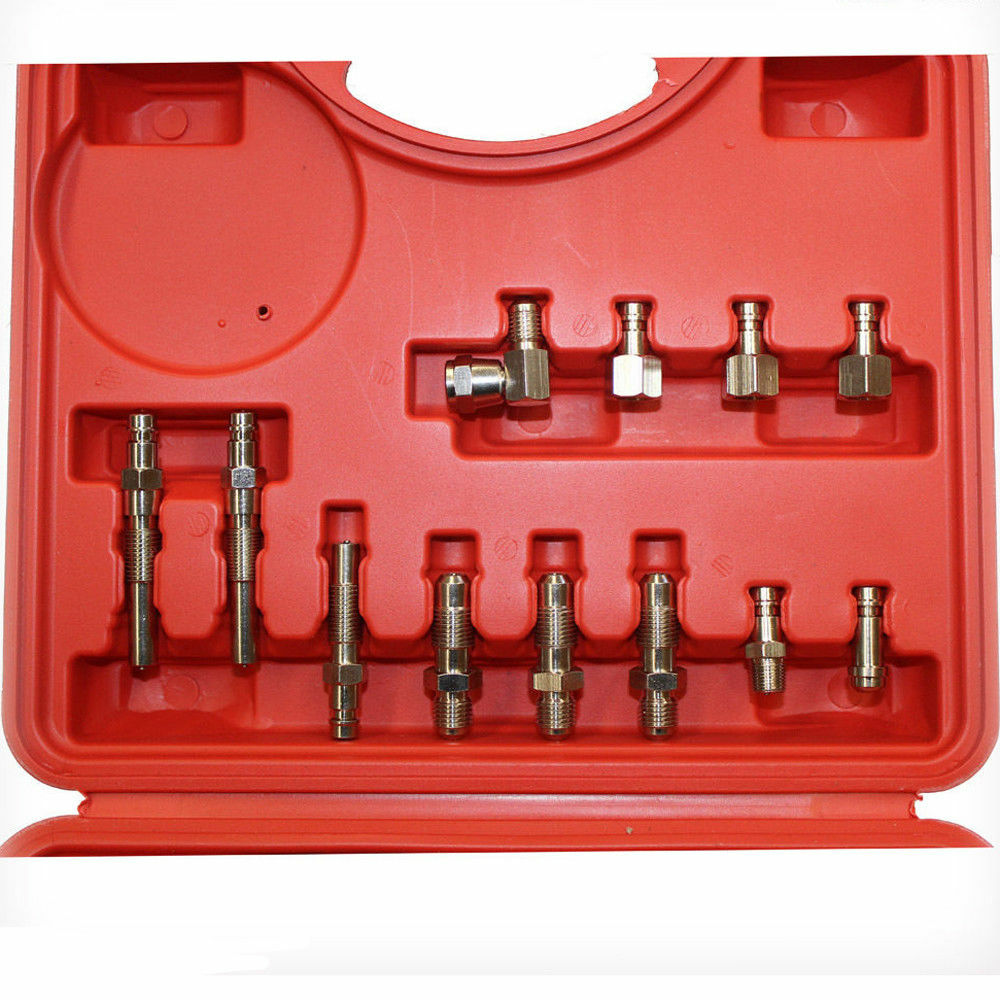 19pc Cylinder Oil Pressure Tester Engine Gauge Diesel Testing Car Repair Garage