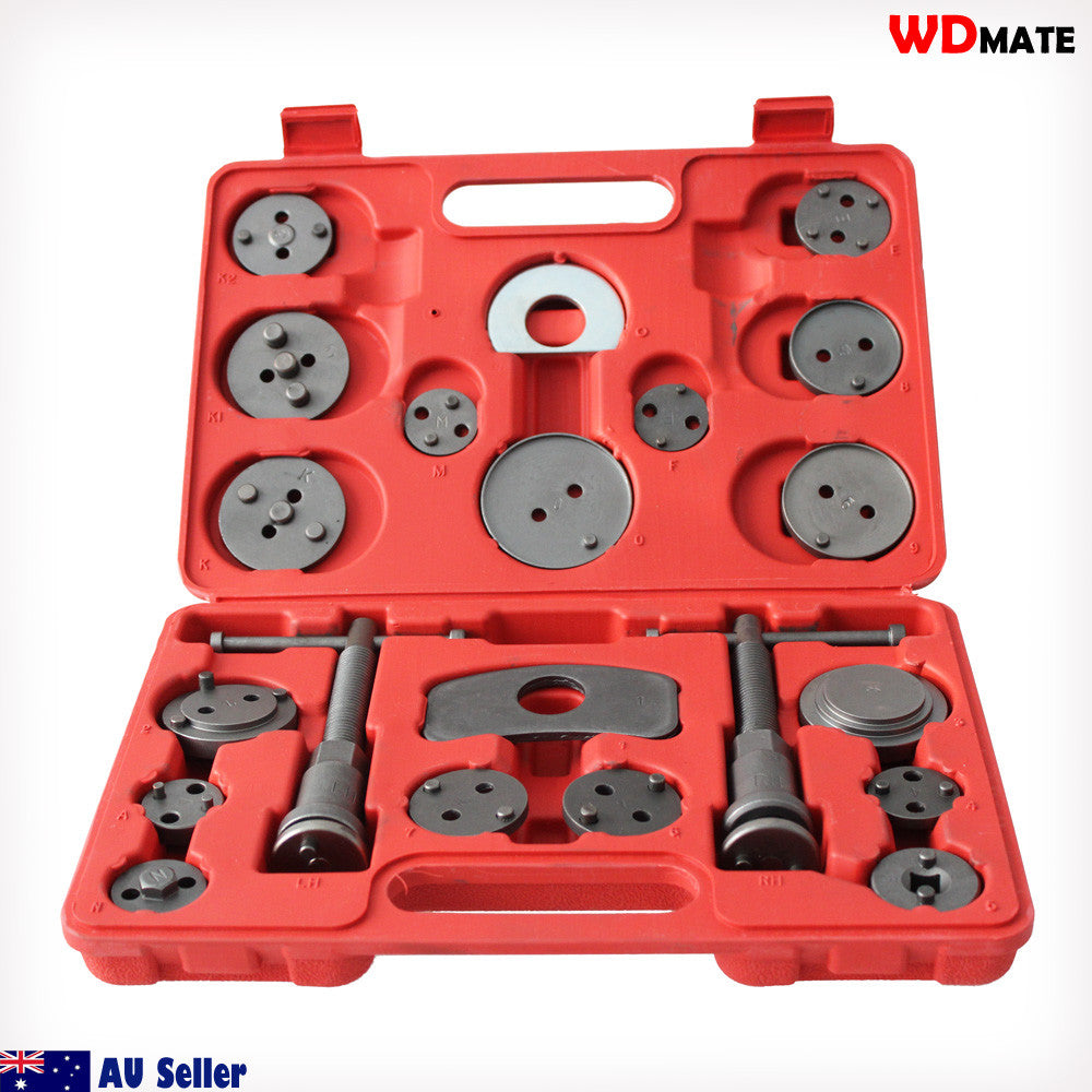 21pc Wind Back Tool Brake Piston Auto Kit Universal Car