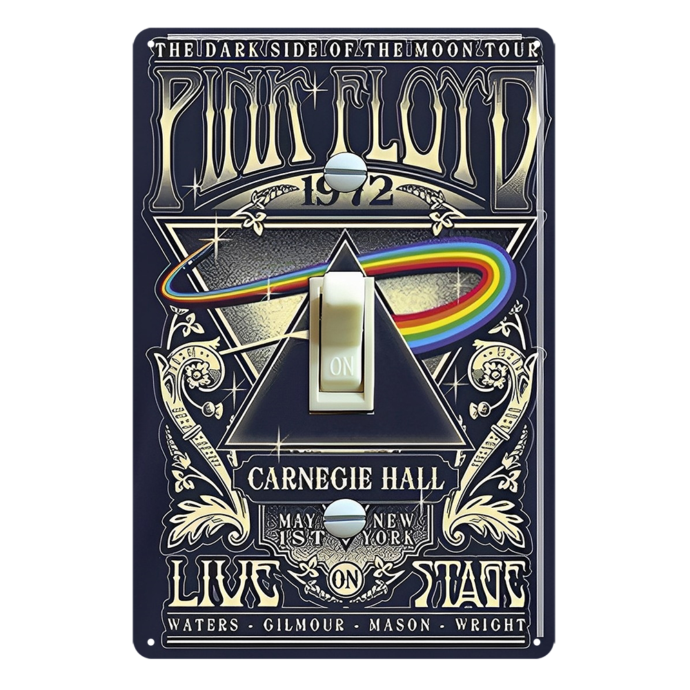 Pink Floyd Carnegie Hall Live Stade Tin Metal Sign Rustic Vintage