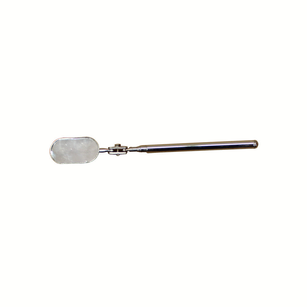 Inspection Mirror Adjust Telescopic 196-546mm Oval 25*50mm Pocket Clip