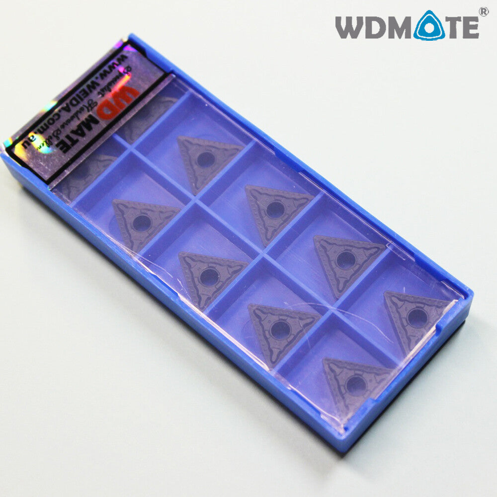10pc CNC Carbide Tip Inserts Tnmg160408-pmxh7229 Blade Cutter Lathe Bar Turning