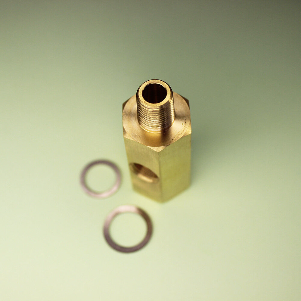 Oil Pressure Gauge Adapter 1/8″ Npt Female Malethread Pro Lite Brass
