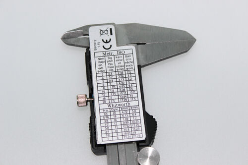 150mm Electronic Digital Caliper 6″ Micrometer Lcd Gauge Ss Case Tool