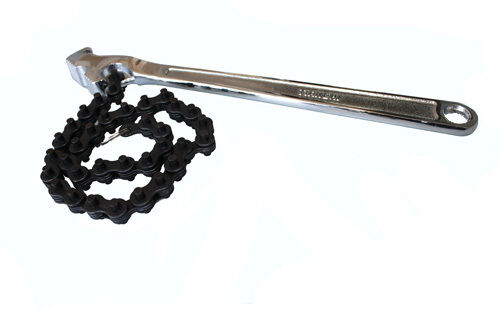 12″ 300mm Oil Filter Chain Wrench Oil Cup Removal Auto Plumbing Pipe Hd 20009005