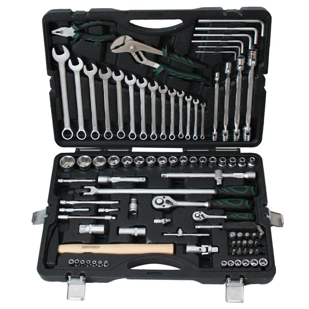 92pc 1/4″ 1/2″ Dr. Socket 4-14mm Bit H7-t6 Bar Spanner Ratchet Wrench 20003021