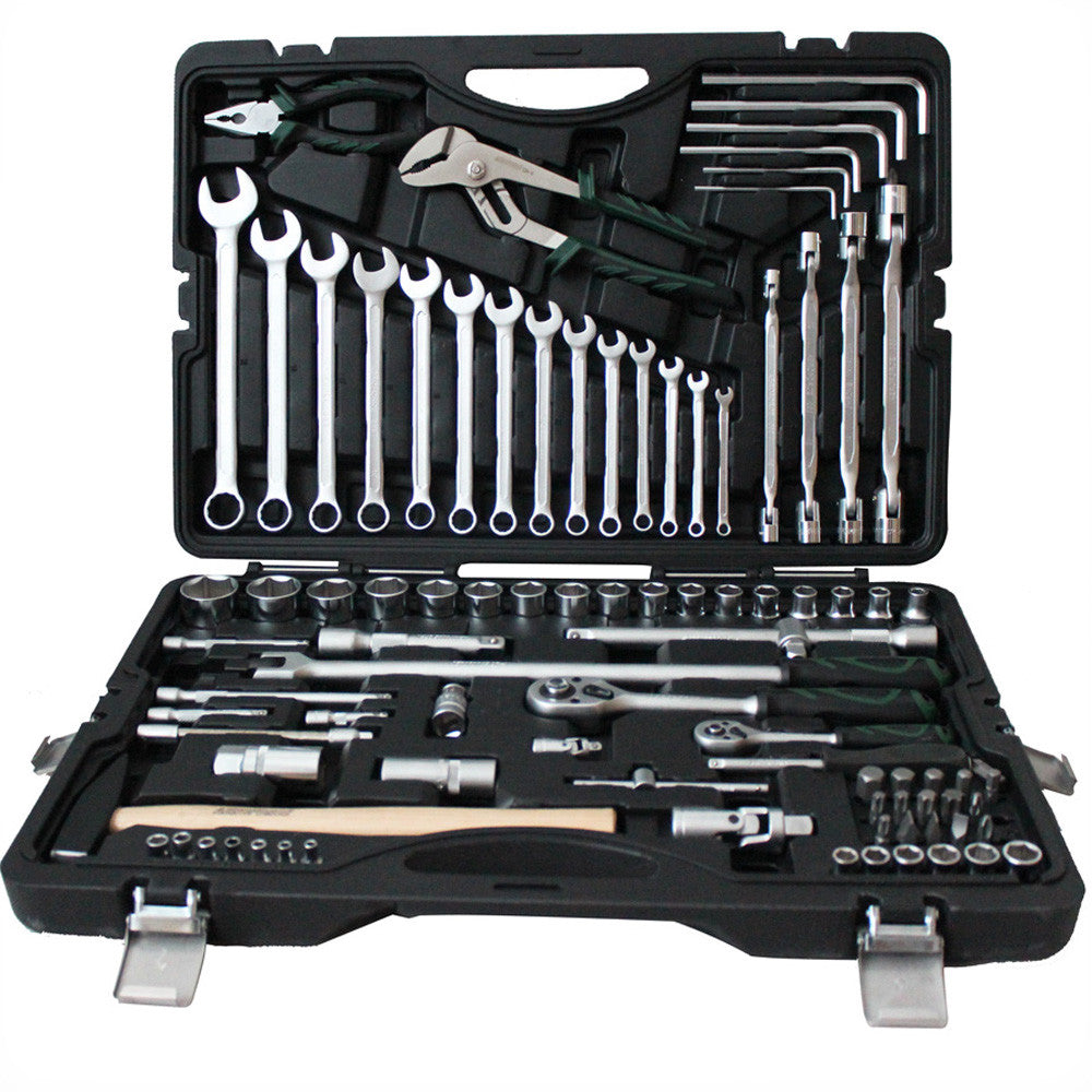 92pc 1/4″ 1/2″ Dr. Socket 4-14mm Bit H7-t6 Bar Spanner Ratchet Wrench 20003021
