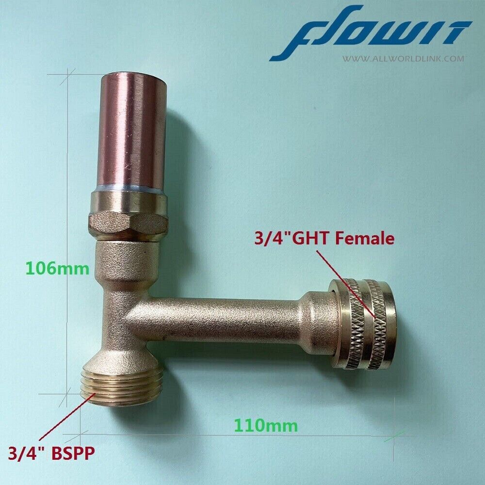 Water Hammer Arrestor Washer Dishwasher 3/4″ Bspp Lead-free Copper