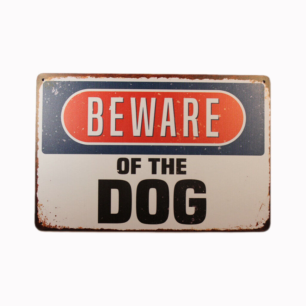 Tin Sign Be Ware Dag Sprint Drink Bar Whisky Rustic Look
