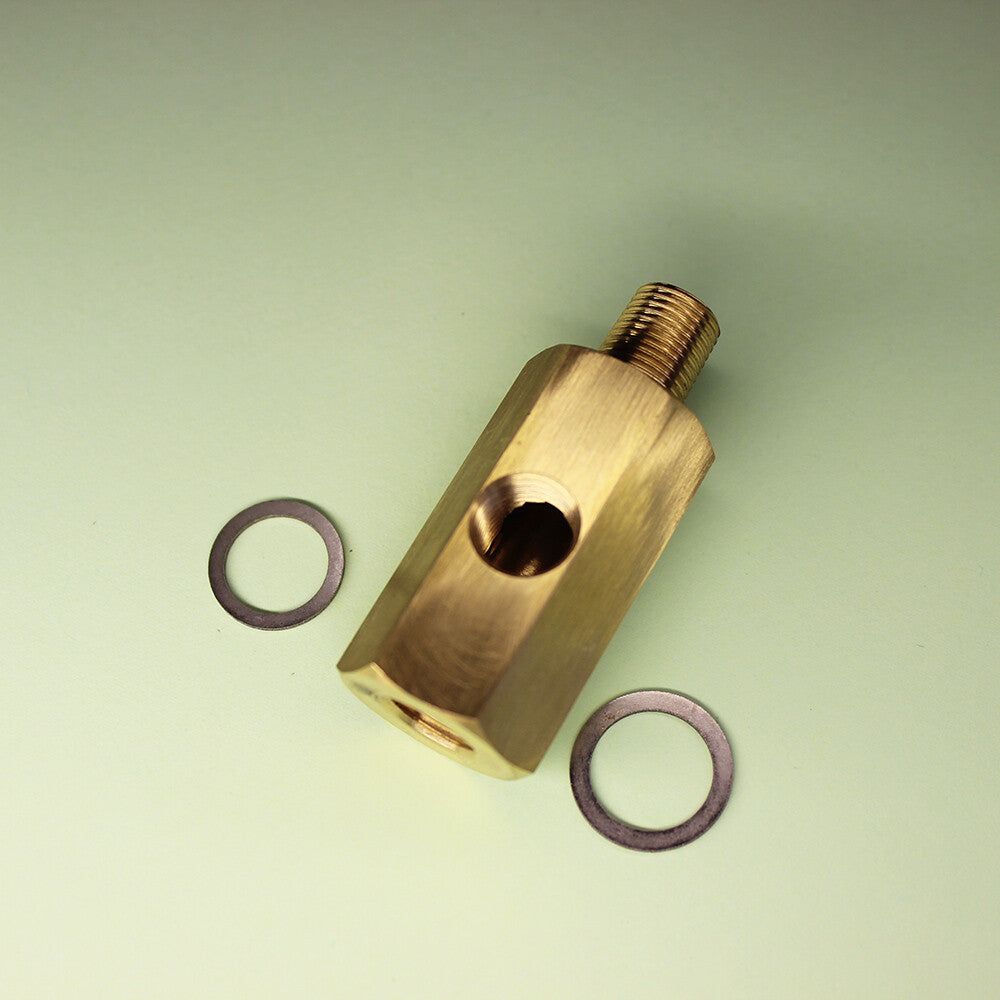 Oil Pressure Gauge Adapter 1/8″ Npt Female Malethread Pro Lite Brass