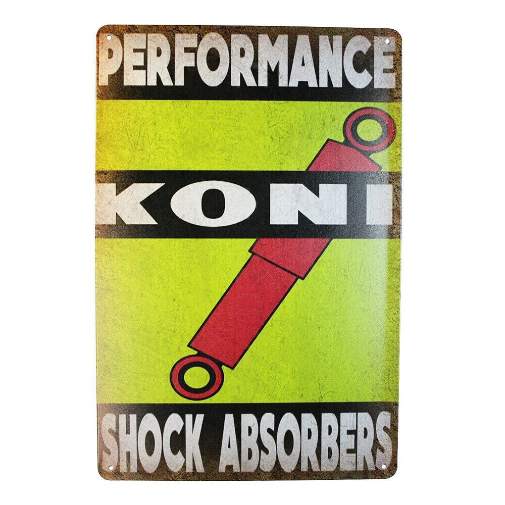 Tin Sign Performance Koni Sprint Drink Bar Whisky Rustic Look
