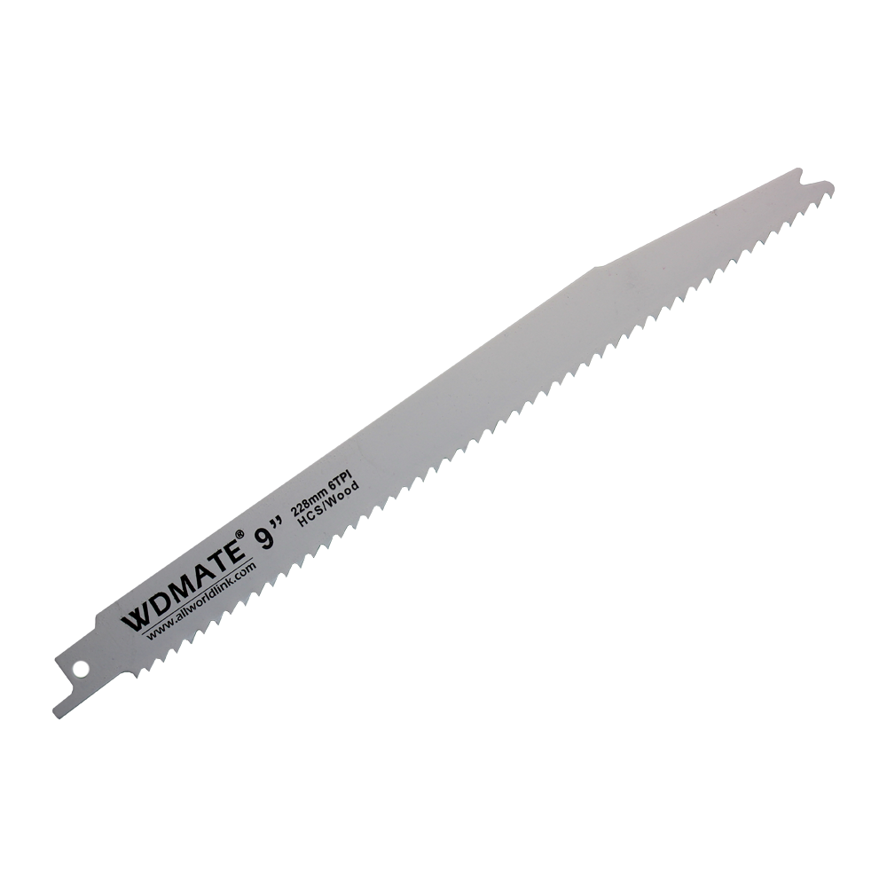 5x Reciprocating Saw Blade 228mm 9” 6tpi Wood Timber 65mn