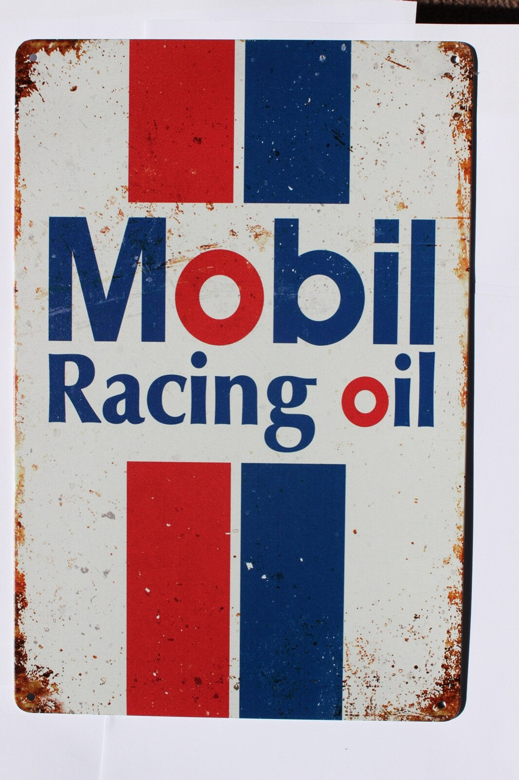 Warning Sign Tin Sign 200x300mm Metal Mobil Racing High Quality