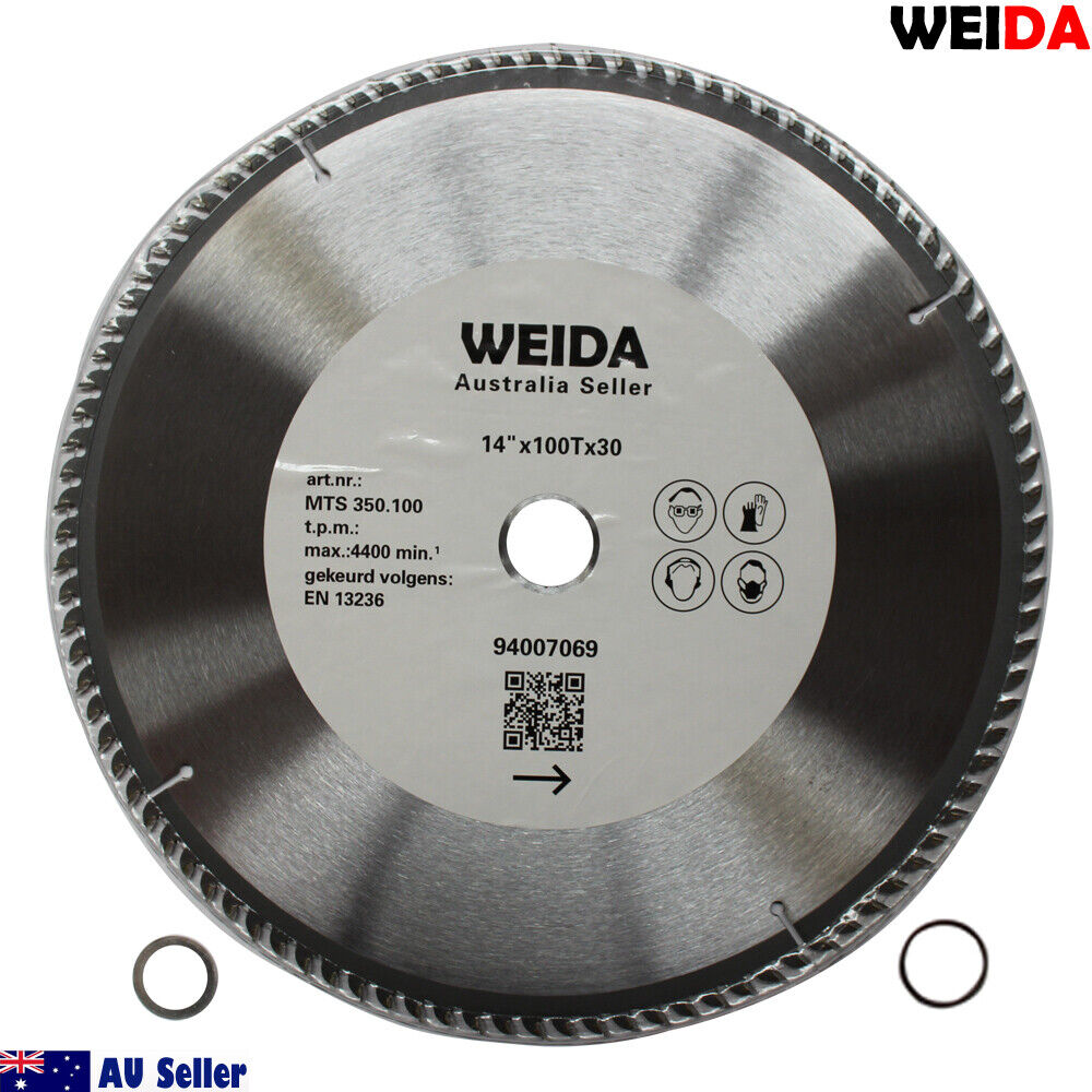 350mm 100t Wood Circular Saw Blade Cutting Disc 14″ Bore 30/25.4mm K3.5mm Timber