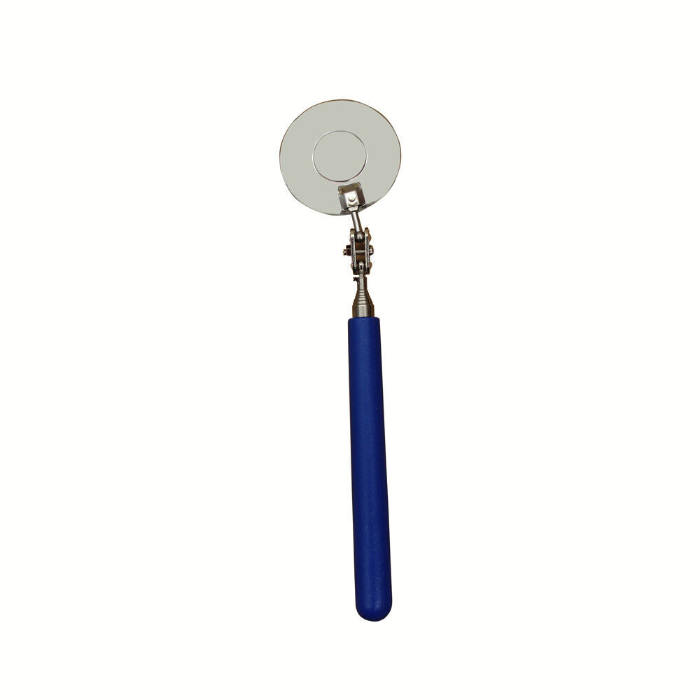 Telescopic Inspection Mirror 55mm Round Hand Ext Length 238-825mm Garage Ss Pro