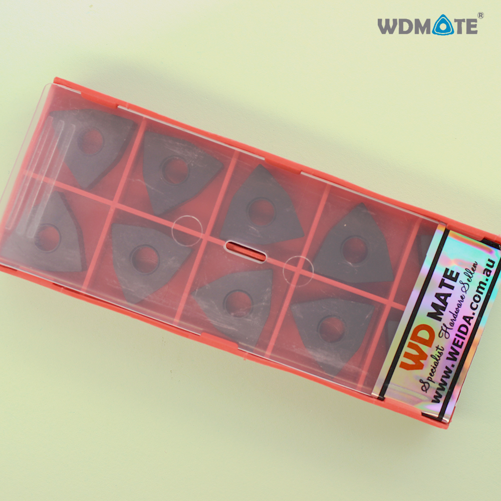 10pcs Wnmg080404-lf3018 CNC Carbide Tips Inserts Bladeboring Bar Tool
