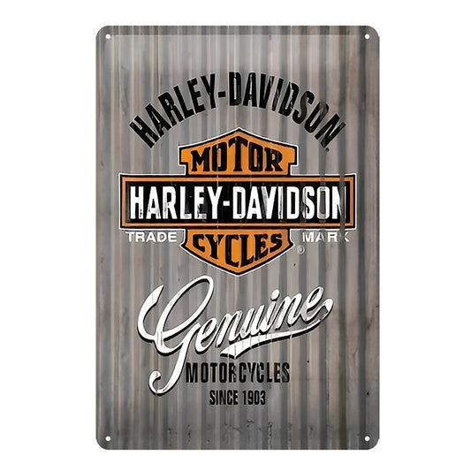 Harley-davidson Motorcycles Since 1903 Tin Sign Vintage