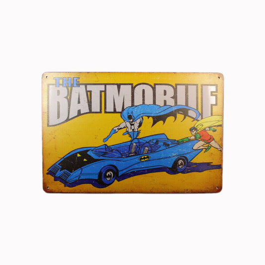 Tin Sign The Batmobile Sprint Drink Bar Whisky Rustic Look