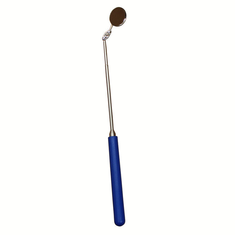 Telescopic Inspection Mirror 32mm Round Ss Handle Extendable 210-900mm Car Garage