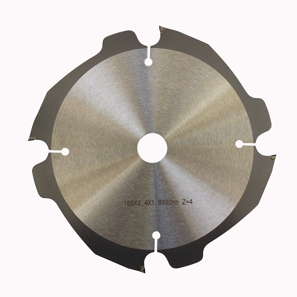 165mm Pcd Saw Blade 4t Fiber Cement 6-1/2″ Bore 20mm Cutting Disc