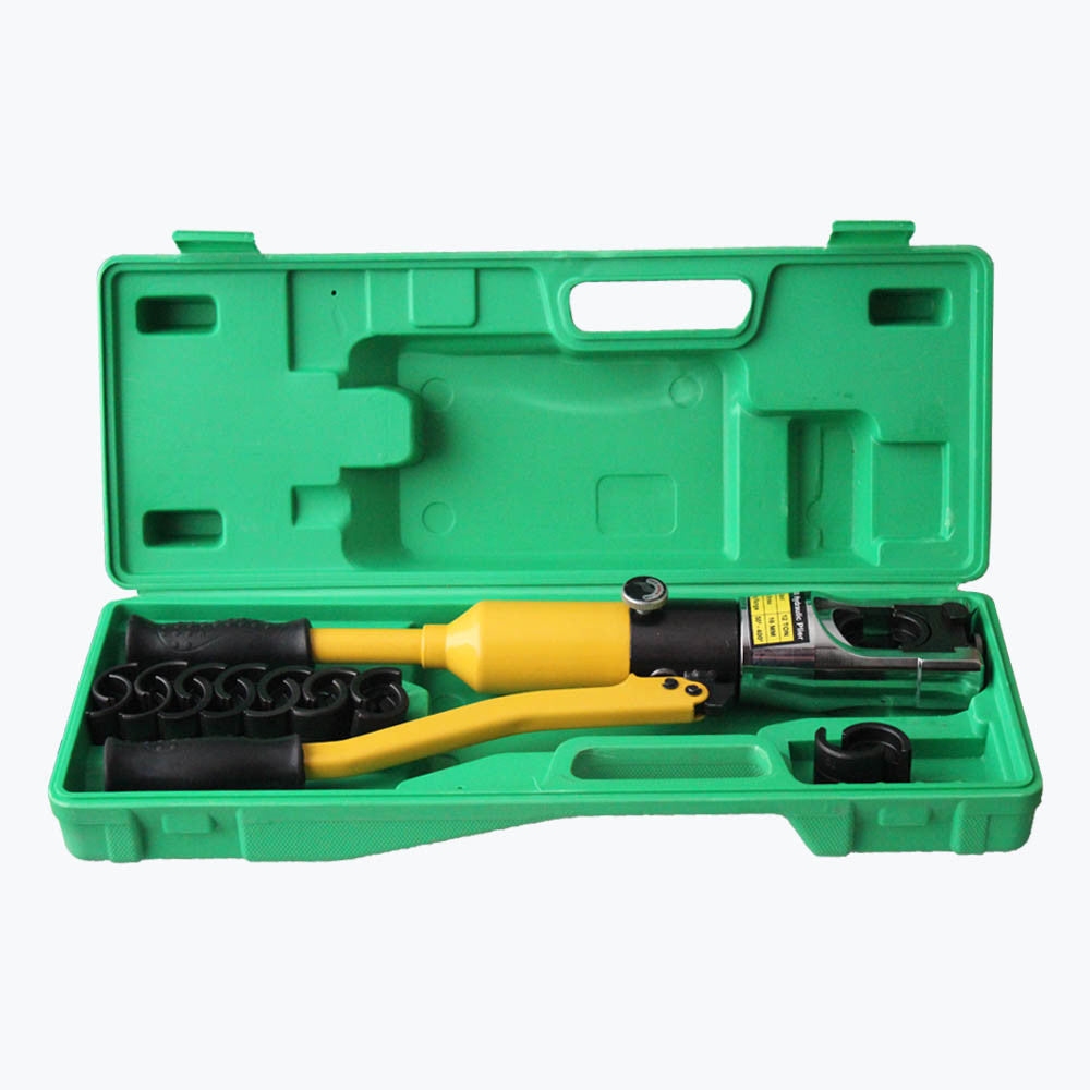 12 Ton 9 Die Super Quick Hydraulic Crimper Pipe Crimping Range 50-400mm Plumber