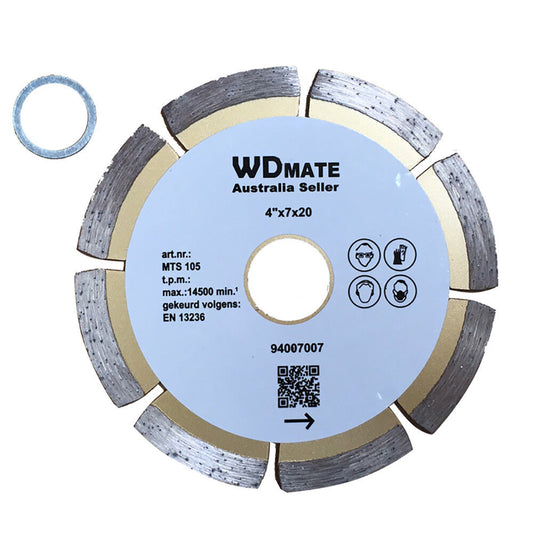 105mm Dry Diamond Cutting Disc Wheel 4″ Circular Saw Blade Segment 20/16mm Tile