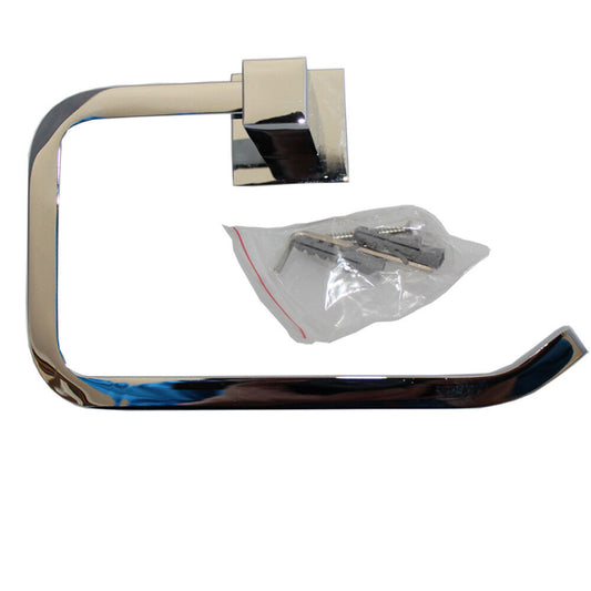 Shower Paper Towel Holder 170*100mm Square 10mm Chrome 50mm Wall Toilet 17001016