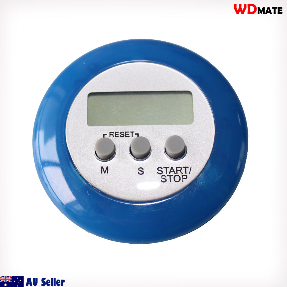 Timer Alarm Mini Round Lcd Digital Home Cooking Kitchen Count Down Up