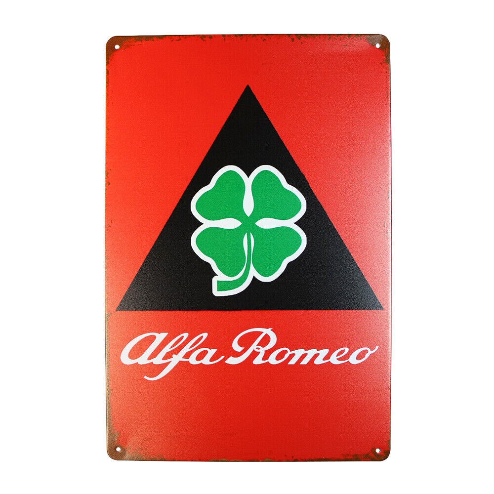 Tin Sign  Alfa Romeo Sprint Drink Bar Whisky Rustic Look