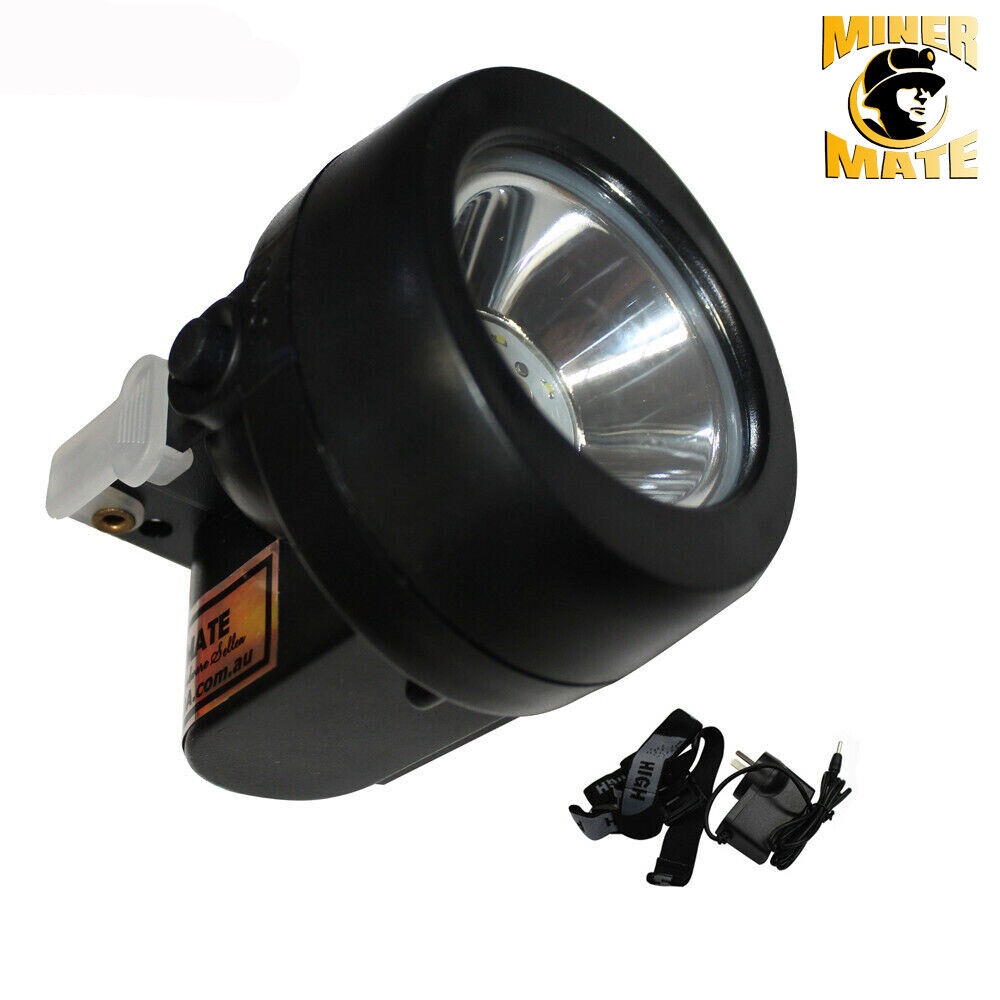 Miner Light 1w 3500lux Head Cap Lighting Torch Cordless Led Lamp Long-life