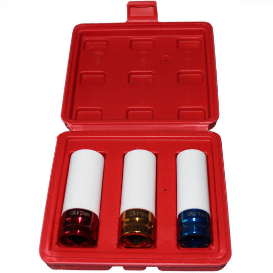 Deep Impact Socket 17/19/21mm Dr.1/2 Abs Sleeve Alloy Wheel Garage Colored Cr-v